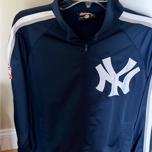 Men's Navy Blue and White Jacket